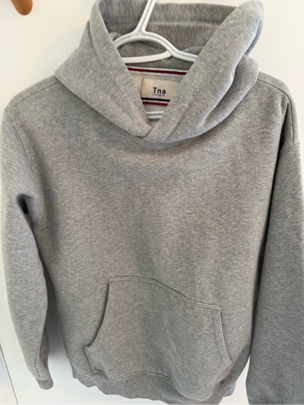TNA Men's Light Gray Pullover Hoodie